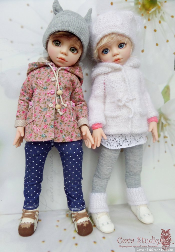 Осенний и зимний образ шарнирной куклы Машули