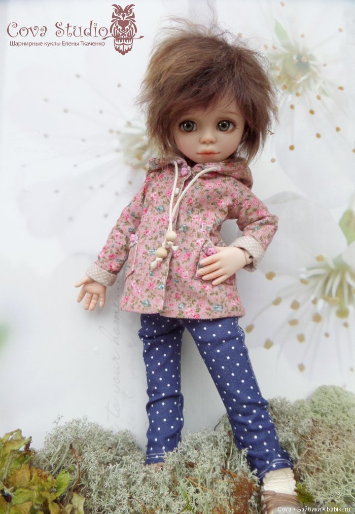 Осенний и зимний образ шарнирной куклы Машули