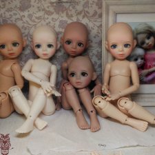 Обзорный топик по скинтонам авторской куклы Машули