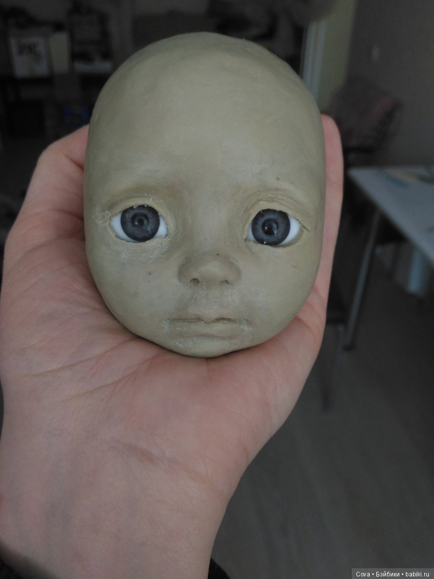 Новый молд - Ксюня — Авторские шарнирные куклы своими руками: лепка