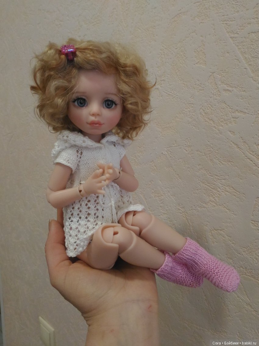 Не много Дашулек в ленту — Авторские шарнирные куклы своими руками: лепка (фото 9)