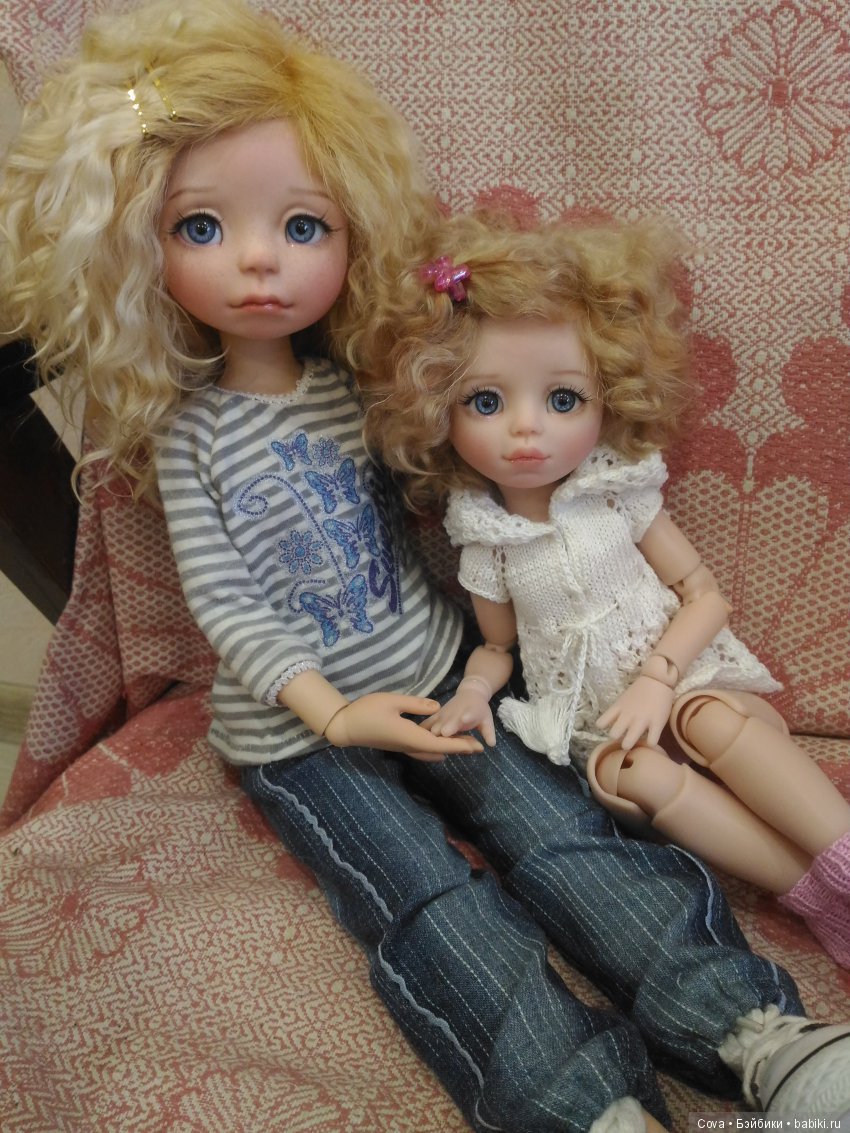 Не много Дашулек в ленту — Авторские шарнирные куклы своими руками: лепка (фото 10)