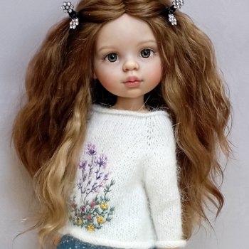 Парики для кукол))