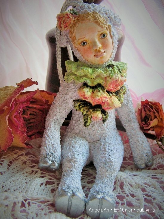 Мои авторские куклы тедди долл, девочки-овечки (фото 5)