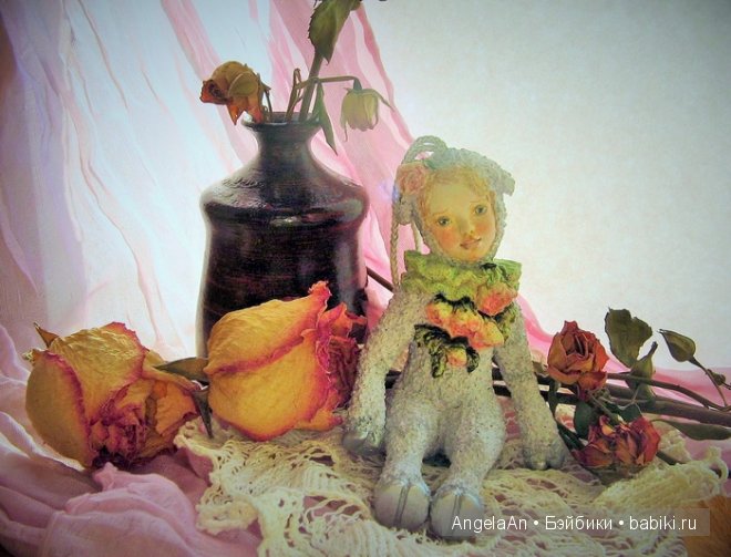 Мои авторские куклы тедди долл, девочки-овечки (фото 9)