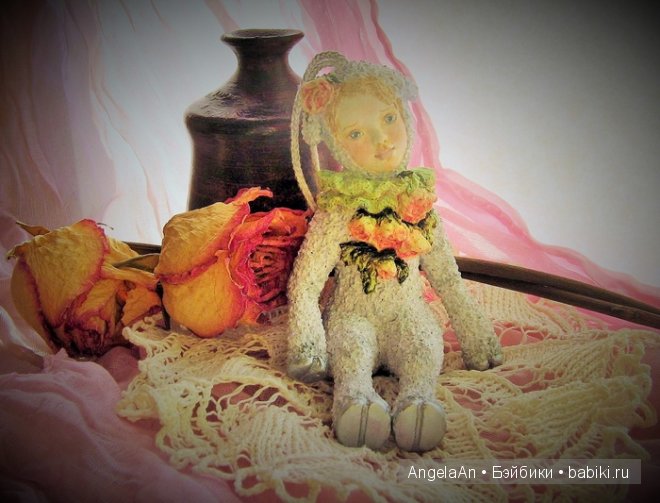 Мои авторские куклы тедди долл, девочки-овечки (фото 4)