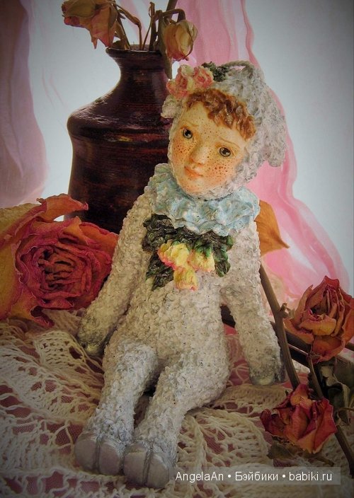 Мои авторские куклы тедди долл, девочки-овечки