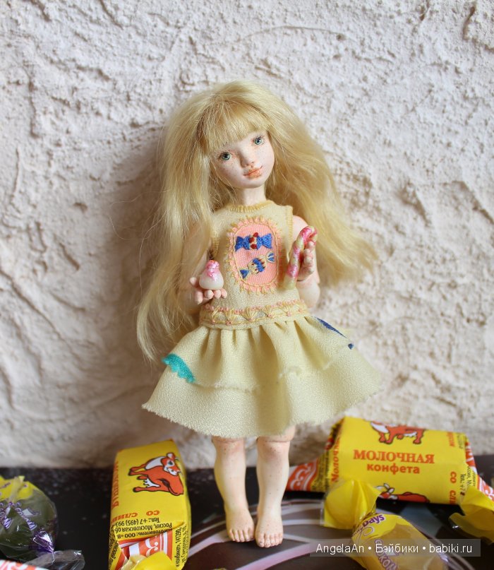 Зефирка и Карамелька. Шарнирные куклы, много фото (фото 10)