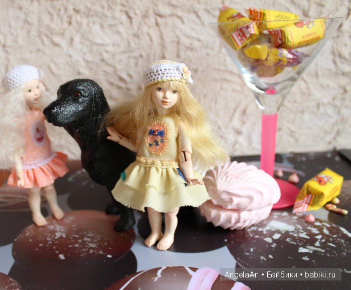 Зефирка и Карамелька. Шарнирные куклы, много фото