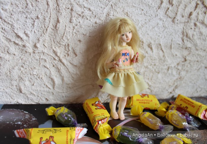 Зефирка и Карамелька. Шарнирные куклы, много фото