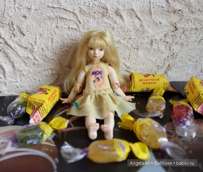 Зефирка и Карамелька. Шарнирные куклы, много фото