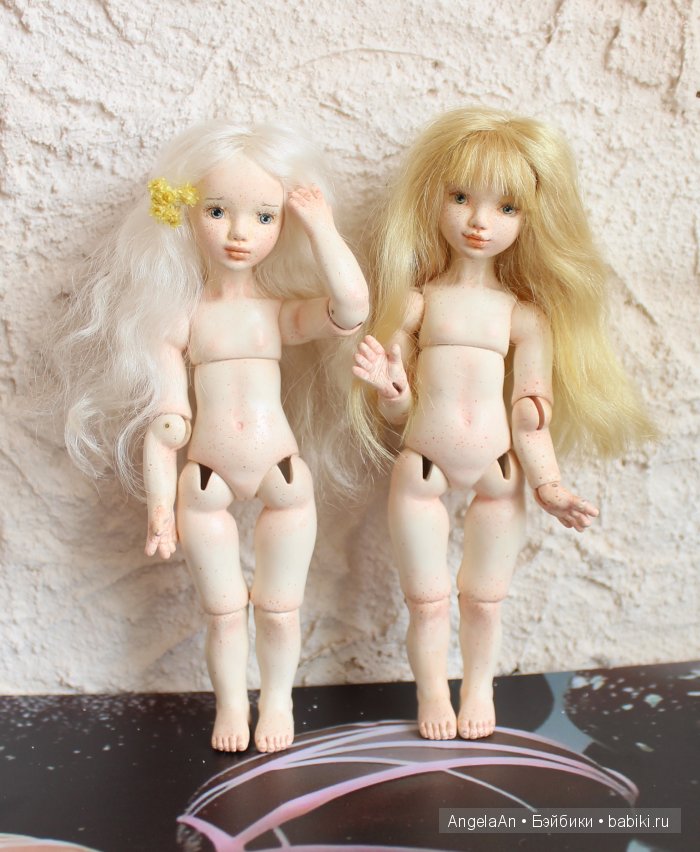 Зефирка и Карамелька. Шарнирные куклы, много фото (фото 3)