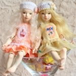 Зефирка и Карамелька. Шарнирные куклы, много фото