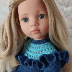 PDF Мастер-Класс по вязанию крючком "ВИКТОРИЯ- G" для кукол GOTZ (готц)