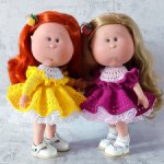 PDF Мастер-Класс по вязанию крючком "ВИКТОРИЯ- MIA" для кукол MIA 30см (булочки)