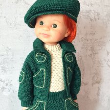 PDF Мастер-Класс по вязанию крючком "СПОРТ ШИК-PR" для кукол Паола рейна