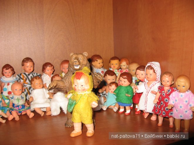 Танец Цыпленка с Мишкой. Куклы из детства (фото 4)
