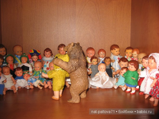 Танец Цыпленка с Мишкой. Куклы из детства (фото 5)
