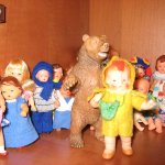 Танец Цыпленка с Мишкой. Куклы из детства