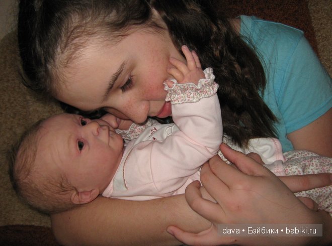 Вот кукла реборн Даночка и дома