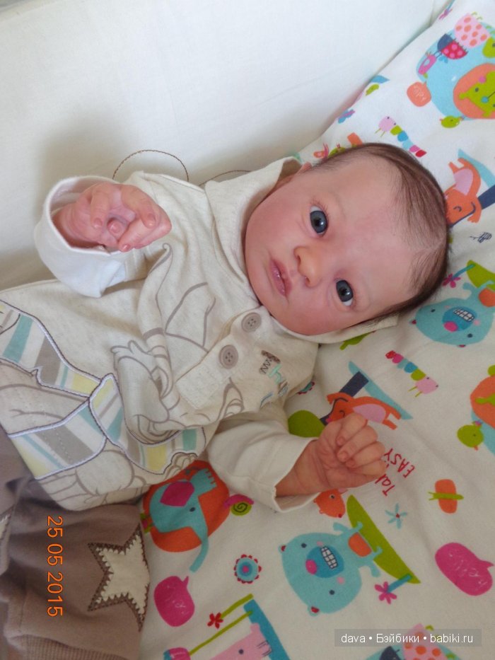 Новая причесочка малыша реборн Пресли (фото 7)