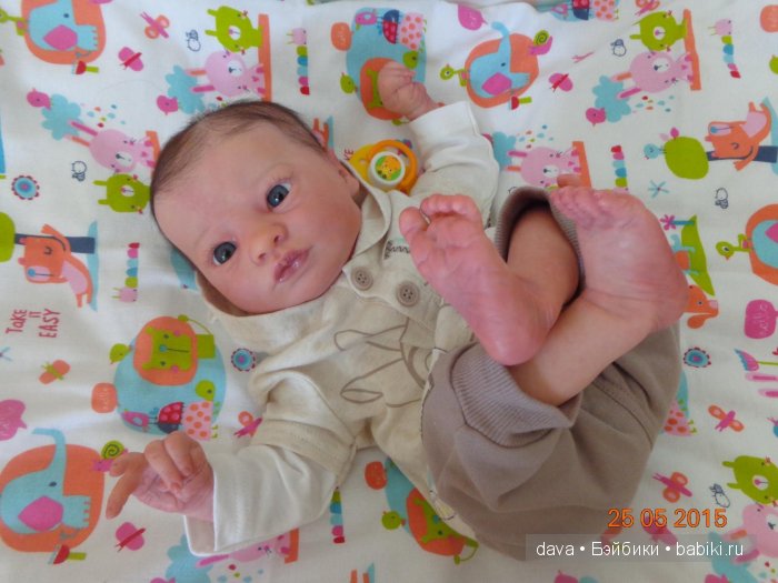 Новая причесочка малыша реборн Пресли