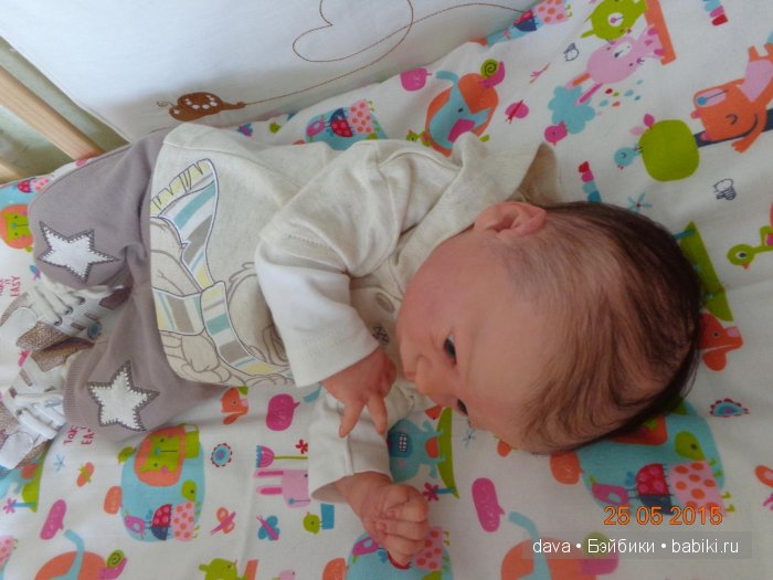 Новая причесочка малыша реборн Пресли