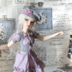 Комплект из кожи " Утро в Париже"