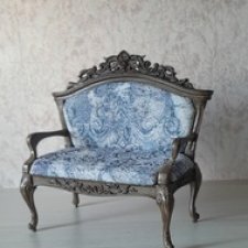 Кушетка 1/4 в классическом стиле