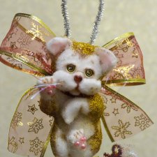 Ёлочная игрушка-зверушка, мастер-класс