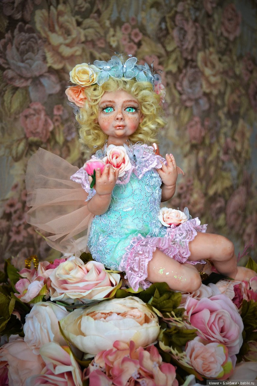 авторская кукла Натальи Михаелян, полимерная глина.