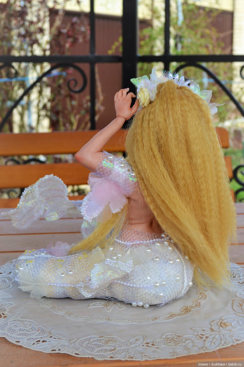 авторская кукла Натальи Михаелян, полимерная глина.