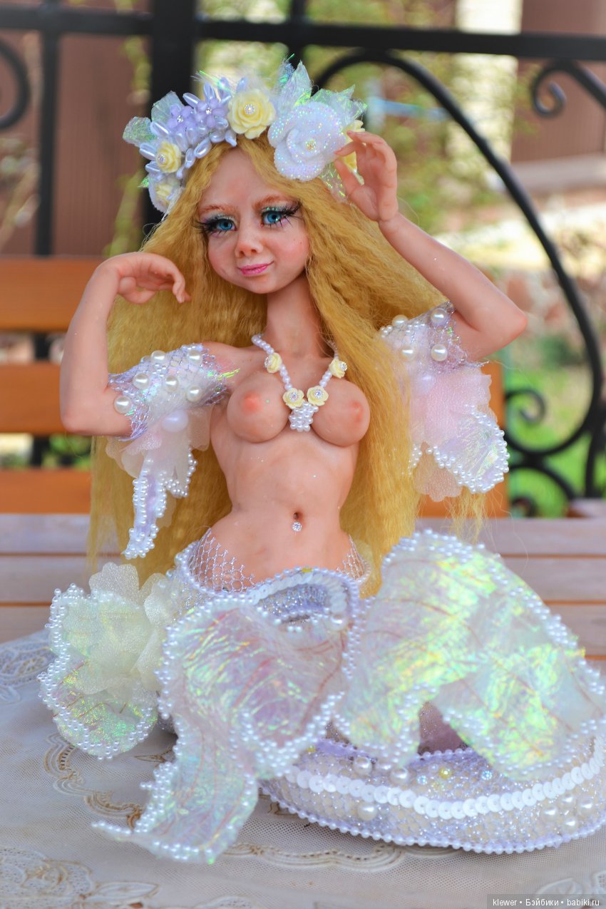 авторская кукла Натальи Михаелян, полимерная глина.