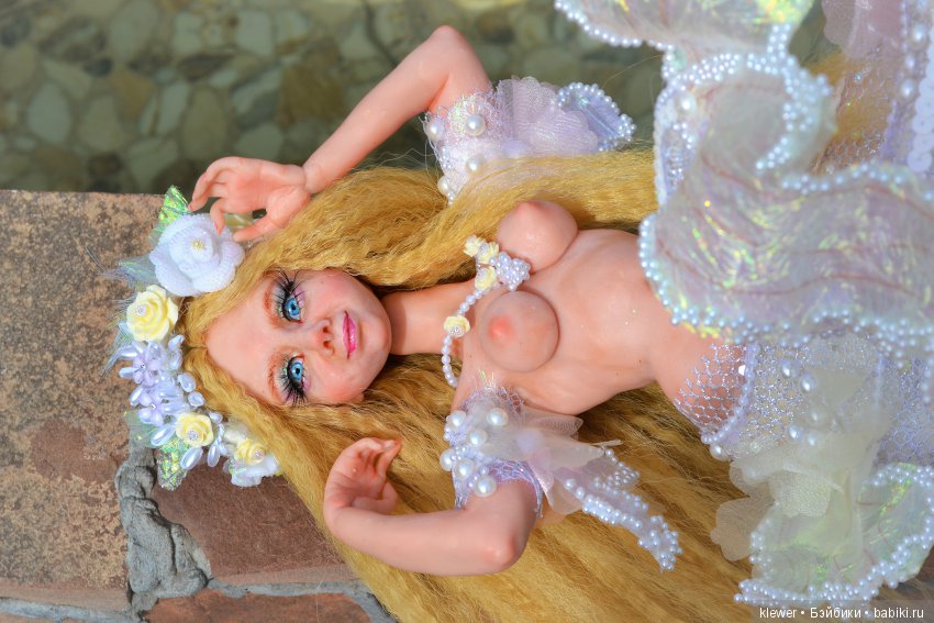 авторская кукла Натальи Михаелян, полимерная глина.