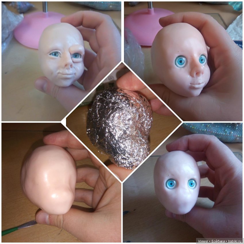 авторская кукла Натальи Михаелян, полимерная глина.