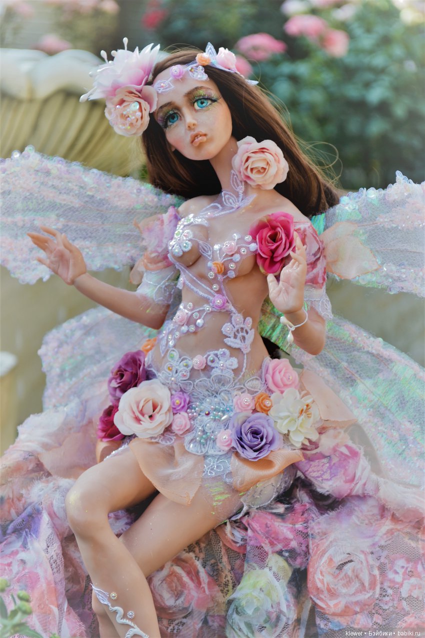 Розовые сны. Авторская кукла Натальи Михаелян (фото 6)
