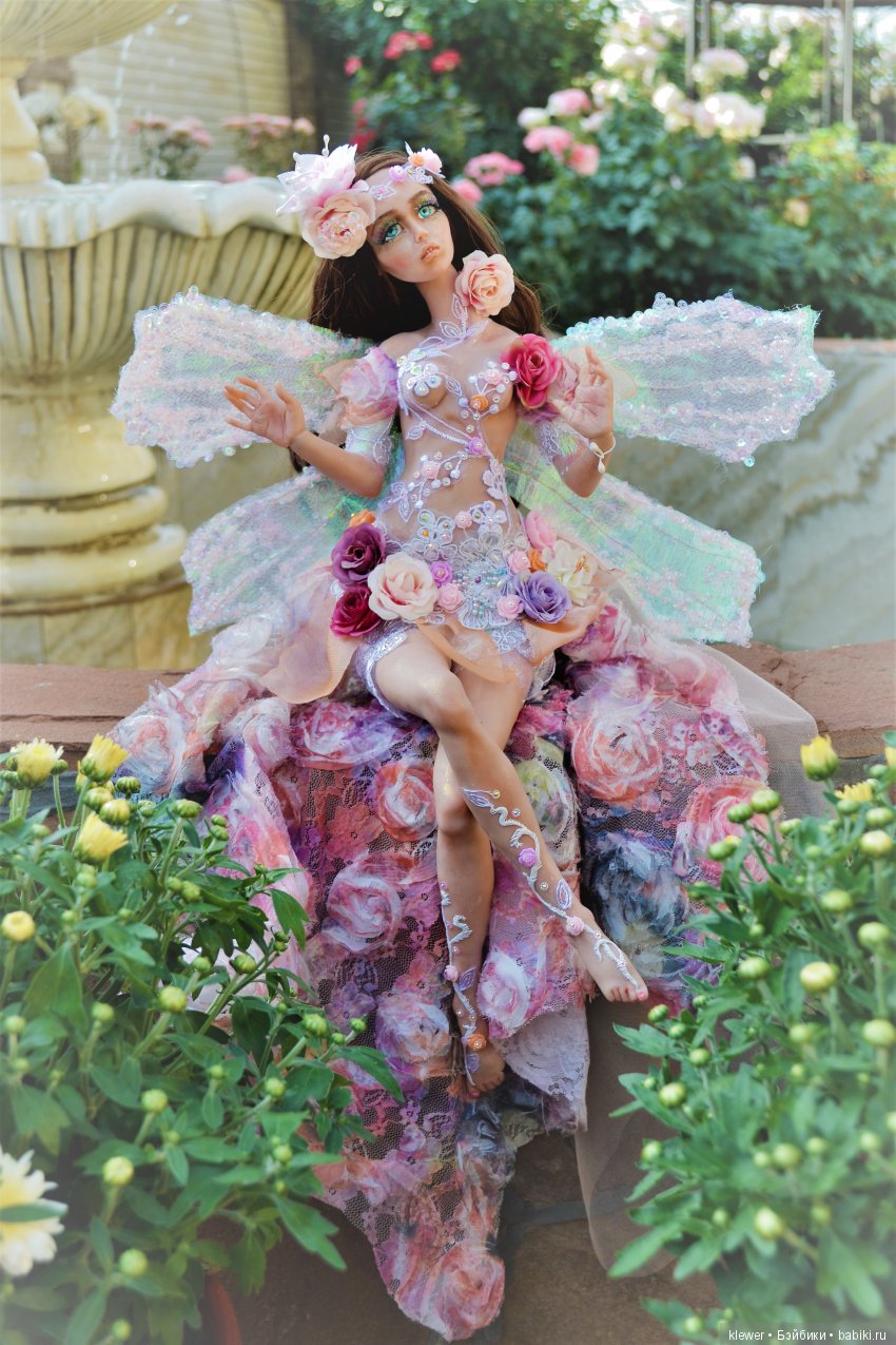 Розовые сны. Авторская кукла Натальи Михаелян (фото 5)