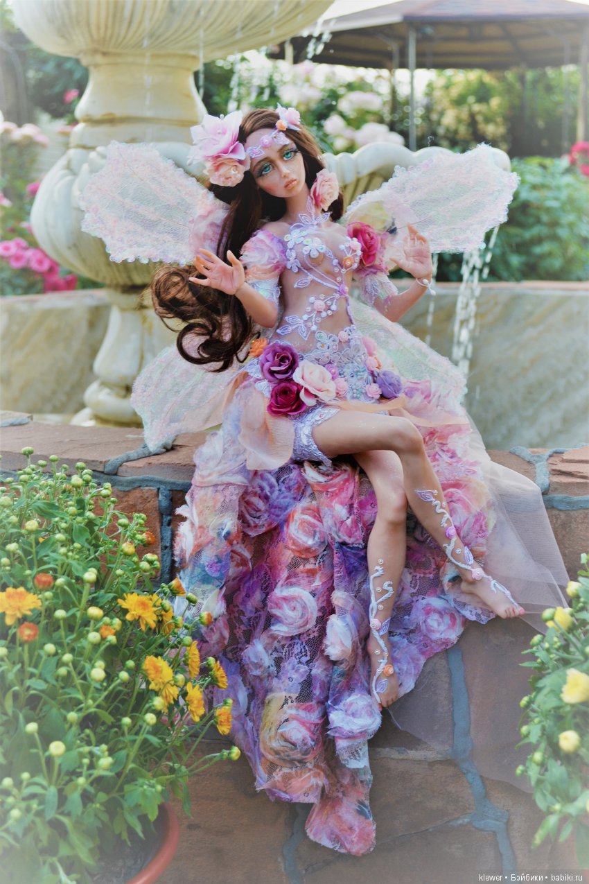 Розовые сны. Авторская кукла Натальи Михаелян (фото 2)