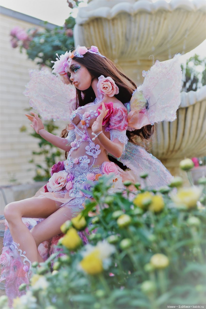 Розовые сны. Авторская кукла Натальи Михаелян (фото 3)