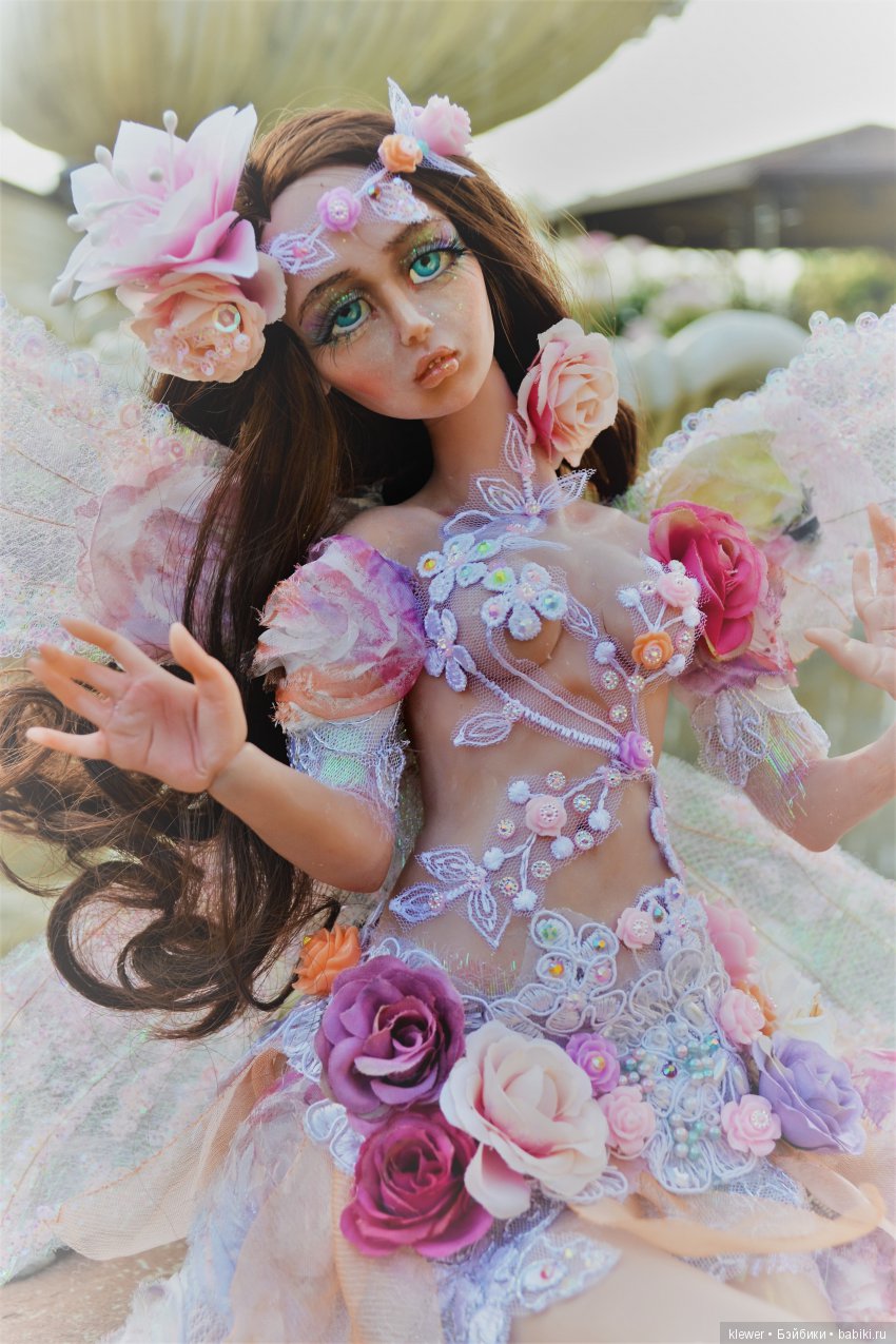 Розовые сны. Авторская кукла Натальи Михаелян