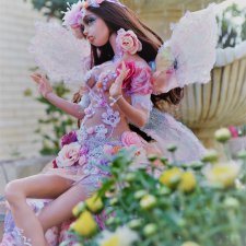 Розовые сны. Авторская кукла Натальи Михаелян