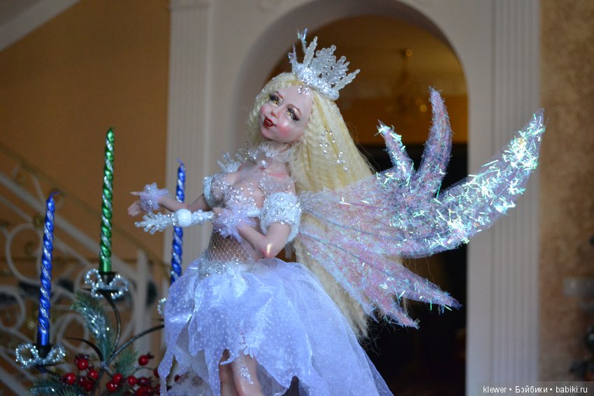 авторская кукла Натальи Михаелян, полимерная глина.