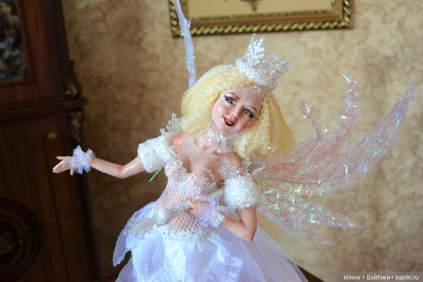 авторская кукла Натальи Михаелян, полимерная глина.