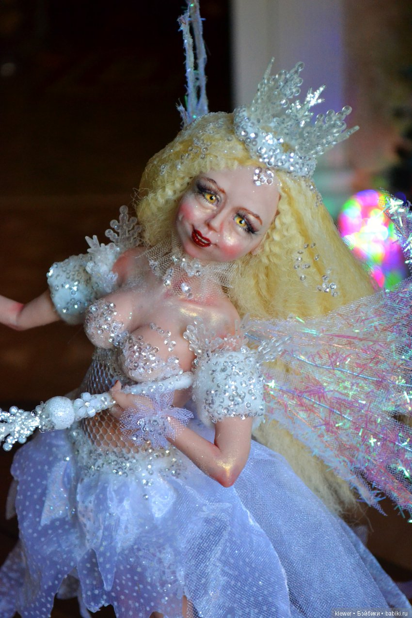 авторская кукла Натальи Михаелян, полимерная глина.