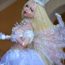 Сияющая зима. Авторская кукла Натальи Михаелян