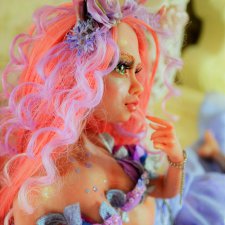 Новая авторская интерьерная кукла "Весна" и два года творческой деятельности