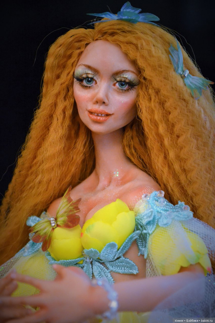 Лето, авторская кукла Натальи Михаелян