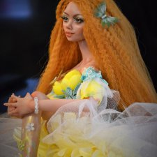 Лето, авторская кукла Натальи Михаелян