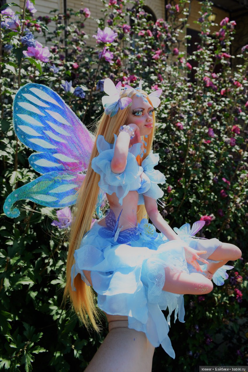 авторская кукла Натальи Михаелян, полимерная глина.