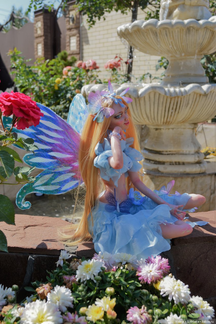 авторская кукла Натальи Михаелян, полимерная глина.